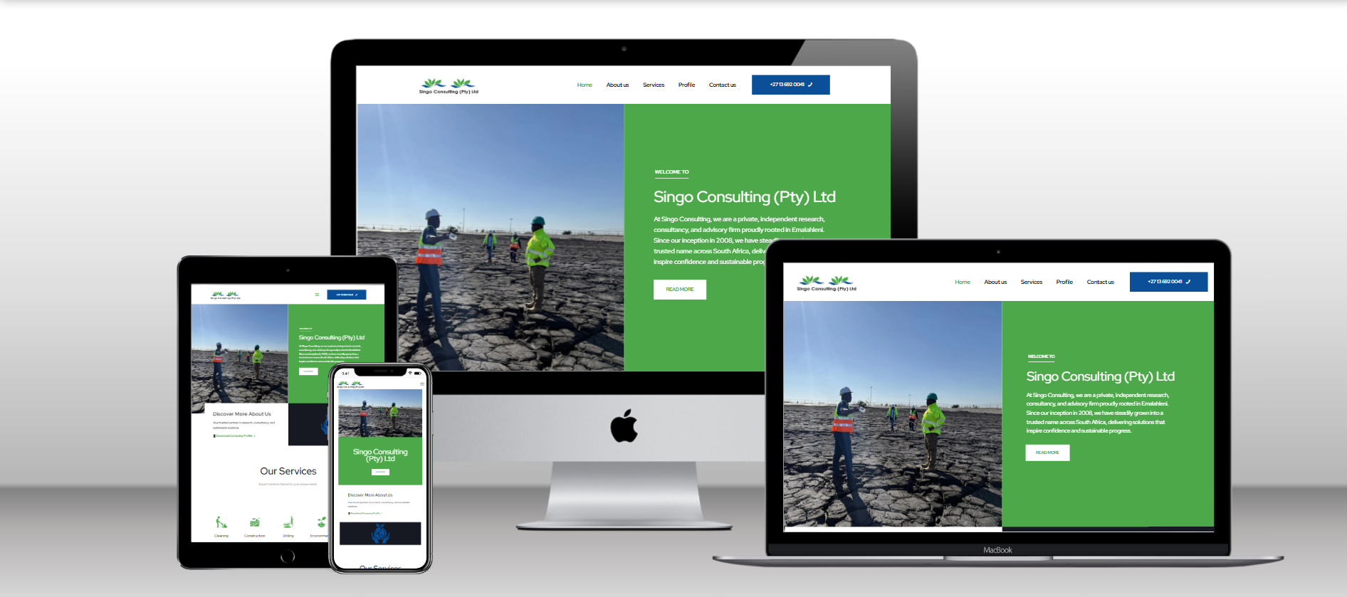 custom responsive web design projects by PKSH Consulting